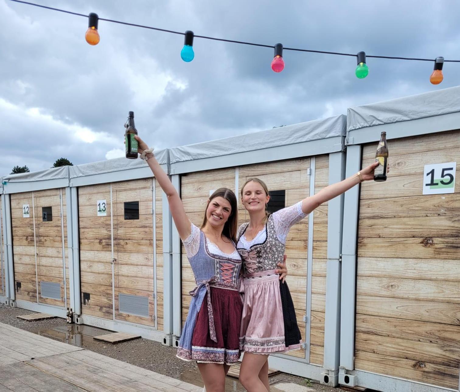 Oktoberfest Wiesn Camp Lodge Munich Luaran gambar